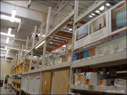 Home depot deals shelving racks