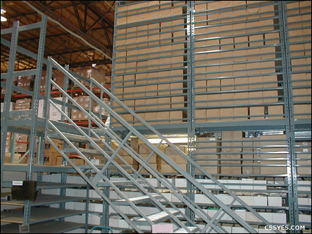 Boltless Shelving Stairs large