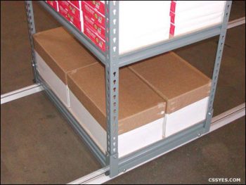 Mobile Aisle Shelving - Industrial Shelving Systems | C&SS