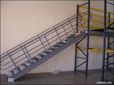 Mezzanine Stairs - Industrial Mezzanines and Structures | C&SS