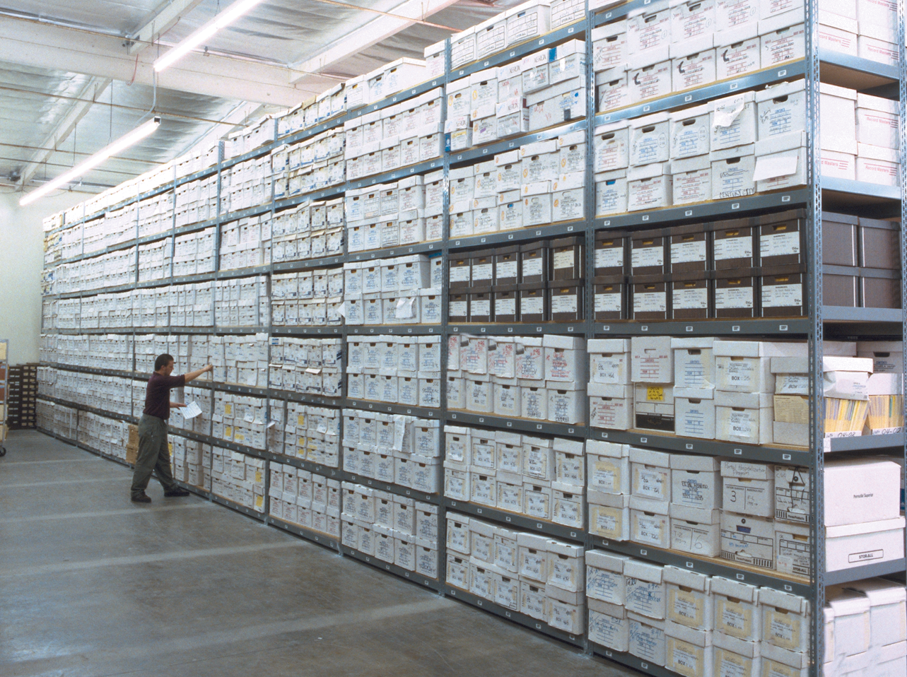 RiveTier Records File Storage - Industrial Shelving Units | C&SS