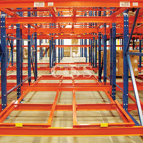 Pallet Rack Cart & Rails | Dynamic Storage Systems | HMH