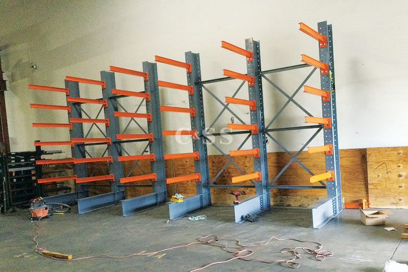 Steel Cantilever Rack for Earthquake Safety